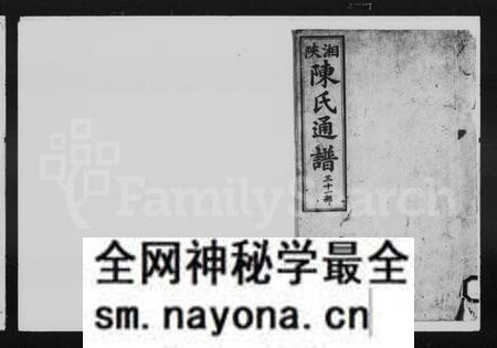 湖南陈氏族谱-湘陕陈氏通谱.pdf电子版预览图