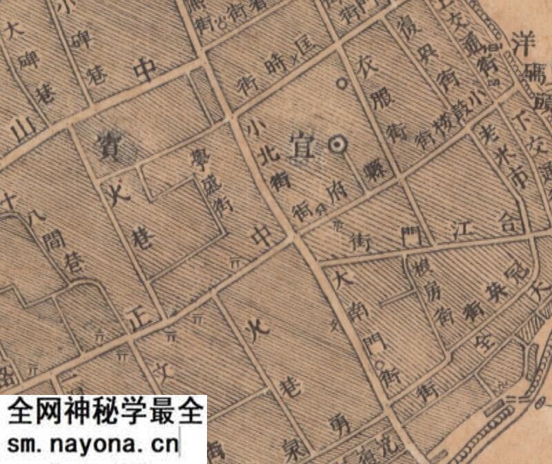 1948年《宜宾县城厢图》预览图1 1948年《宜宾县城厢图》预览图1