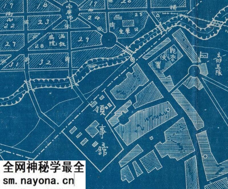 1914年《长春三国市街关系图》预览图2 1914年《长春三国市街关系图》预览图2