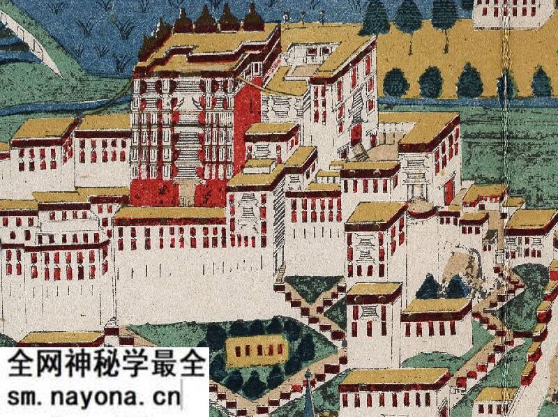 1891年《拉萨示意图》预览图1 1891年《拉萨示意图》预览图1
