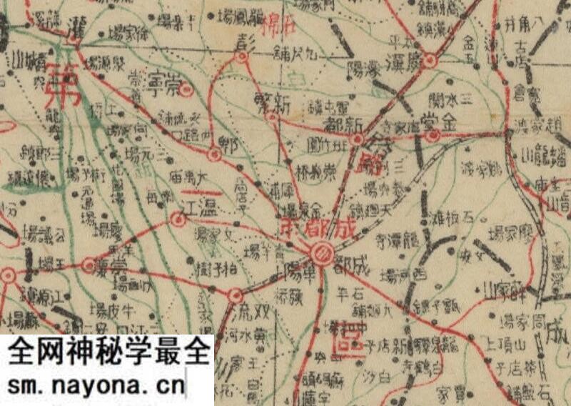 1940年《四川省地图》预览图1