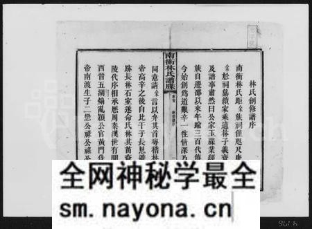 湖南林氏族谱-南冲林氏谱牒 [4卷,首2卷].pdf电子版预览图1