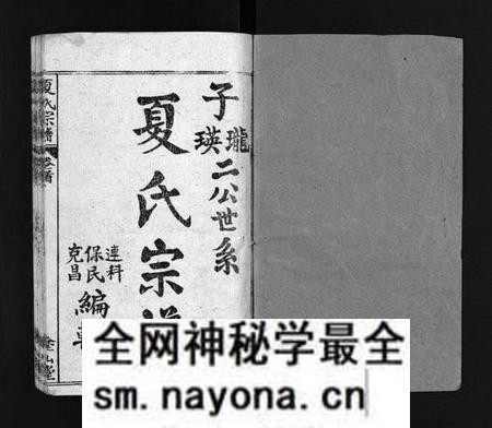 湖北夏氏族谱-夏氏宗谱 [17卷,首2卷](别名：夏氏宗谱:子珑子瑛二公世系).pdf电子版预览图1