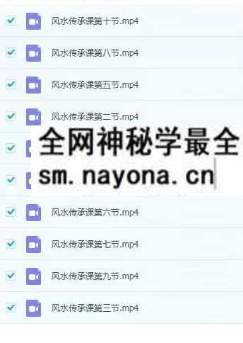 知易而行 信笛老师 风水传承课10集