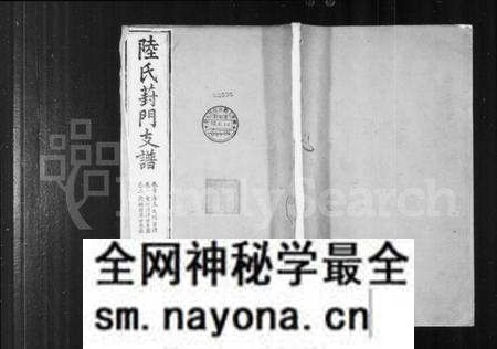 江苏陆氏族谱-陆氏葑门支谱 [17卷首1卷].pdf电子版预览图