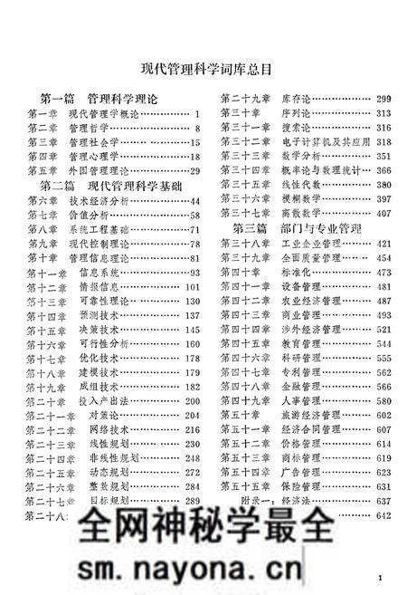 《现代管理科学词库》.pdf电子版_其他志预览图5 《现代管理科学词库》.pdf电子版_其他志预览图5