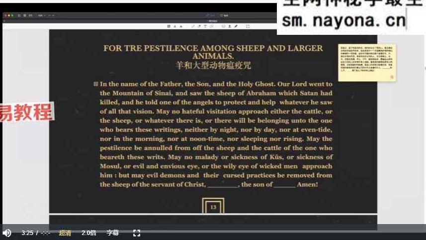 灰灰西洋祝由视频51集+讲义pdf