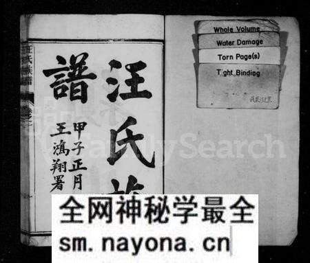 江苏汪氏族谱-汪氏族谱 [17卷].pdf电子版预览图1