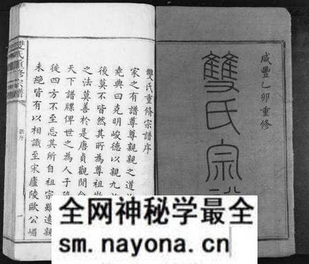 江西双氏族谱-双氏重修族谱[不分卷].pdf电子版预览图1