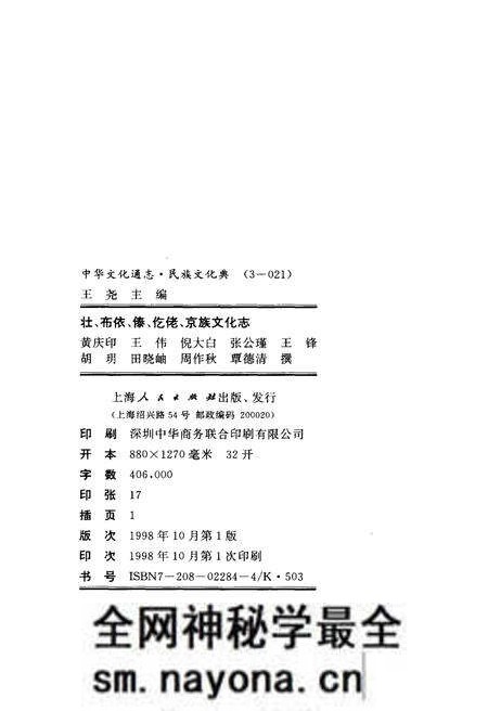 《中华文化通志 第3典 民族文化 壮、布依、泰、仡佬、京族文化志》.pdf电子版_其他志预览图2