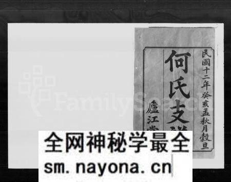 湖南何氏族谱-何氏四修支谱 [9卷,首1卷].pdf电子版预览图2