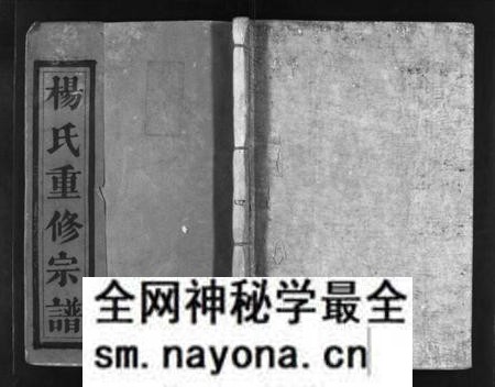 江西未知族谱-杨氏家谱 [不分卷].pdf电子版预览图1