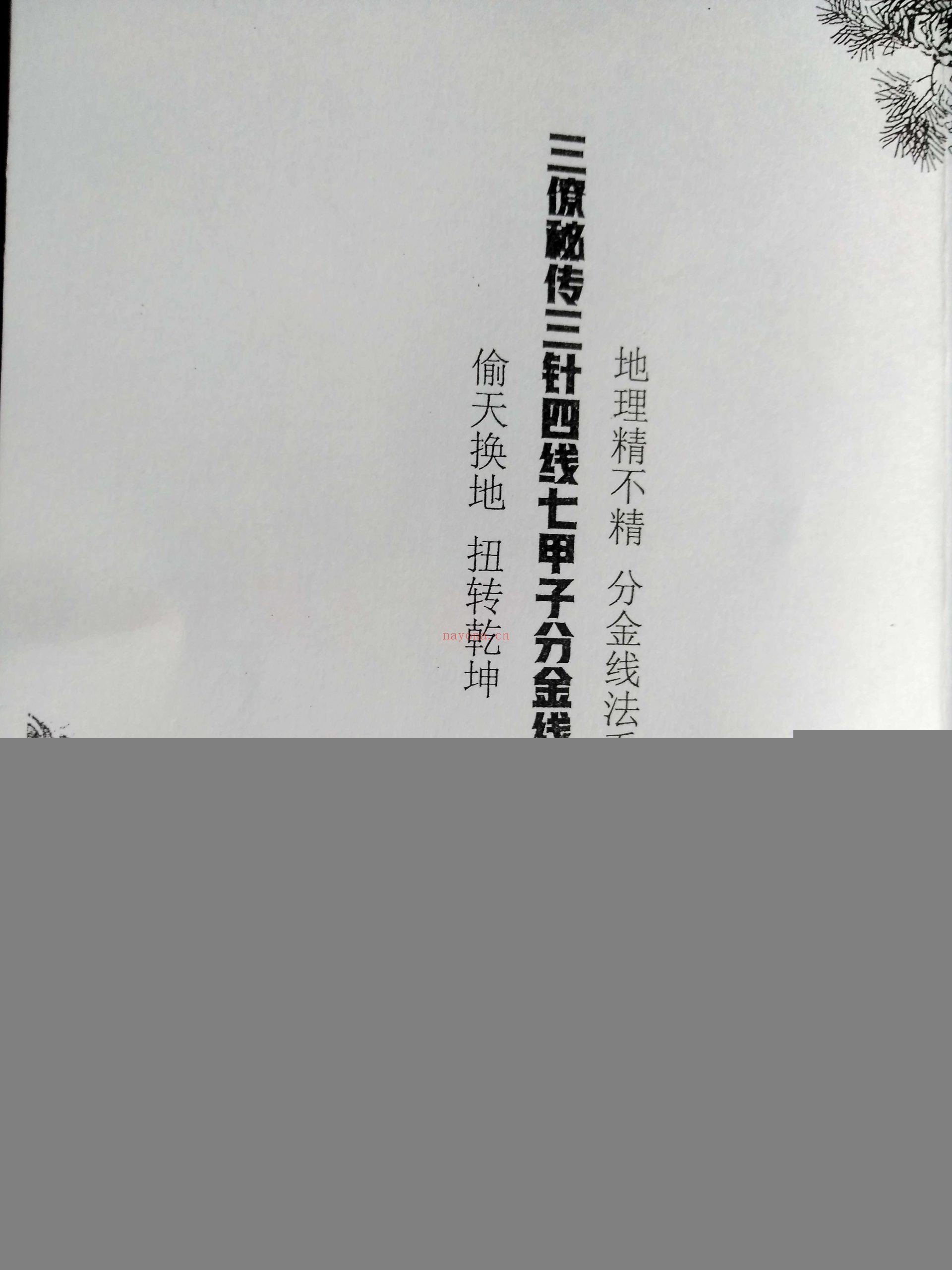 三针四线七甲子（上下册）