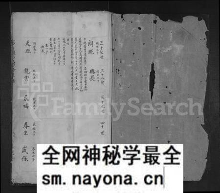 江西彭氏族谱-石浒头彭氏重修草谱 [残卷].pdf电子版预览图1