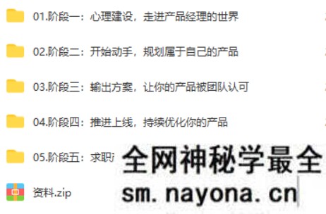 体系课-新互联网人必学-产品经理课|价值1888|完结无秘