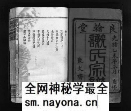 江西谢氏族谱-谢氏宗谱 [残卷].pdf电子版预览图1