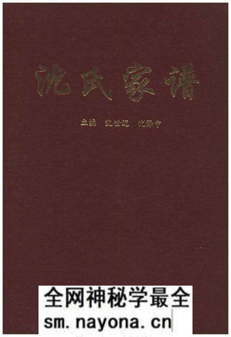 《沈氏家谱》.pdf电子版_其他志预览图 《沈氏家谱》.pdf电子版_其他志预览图
