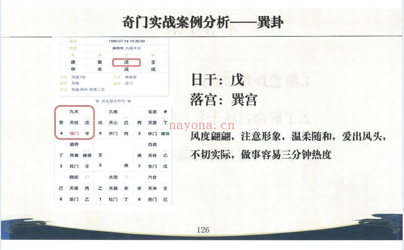 舒涵奇门遁甲弟子班教材405页PDF 奇门教程