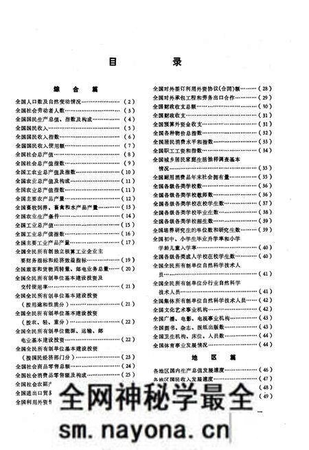 《全国各省、自治区、直辖市 历史统计资料汇编(1949-1989)》.pdf电子版_其他志预览图4 《全国各省、自治区、直辖市 历史统计资料汇编(1949-1989)》.pdf电子版_其他志预览图4