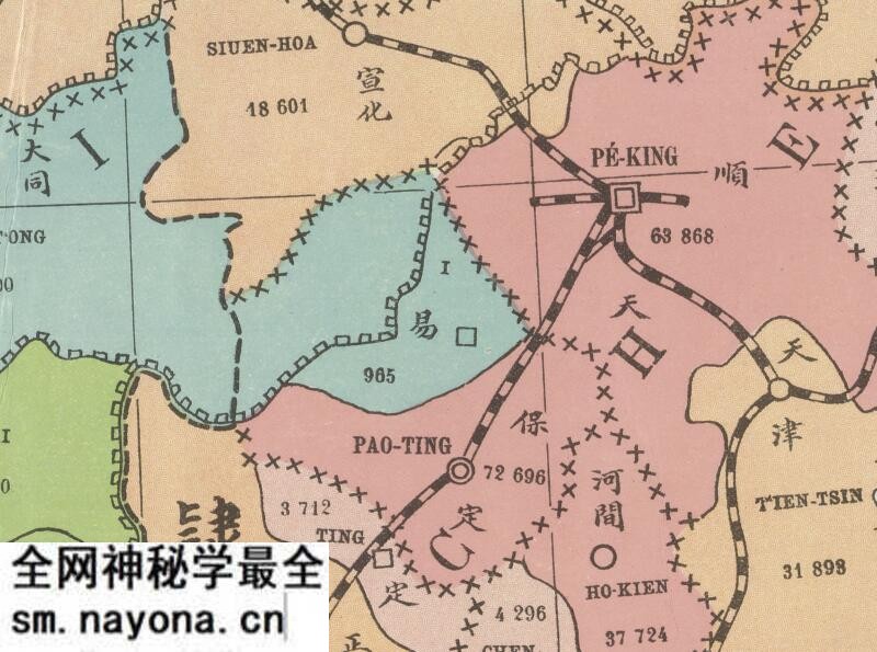 1911年《中国各府天主教图》预览图1