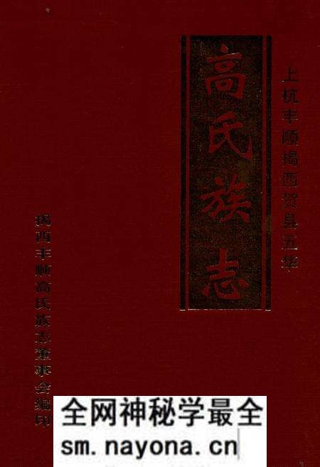《高氏族志》.pdf电子版_其他志预览图