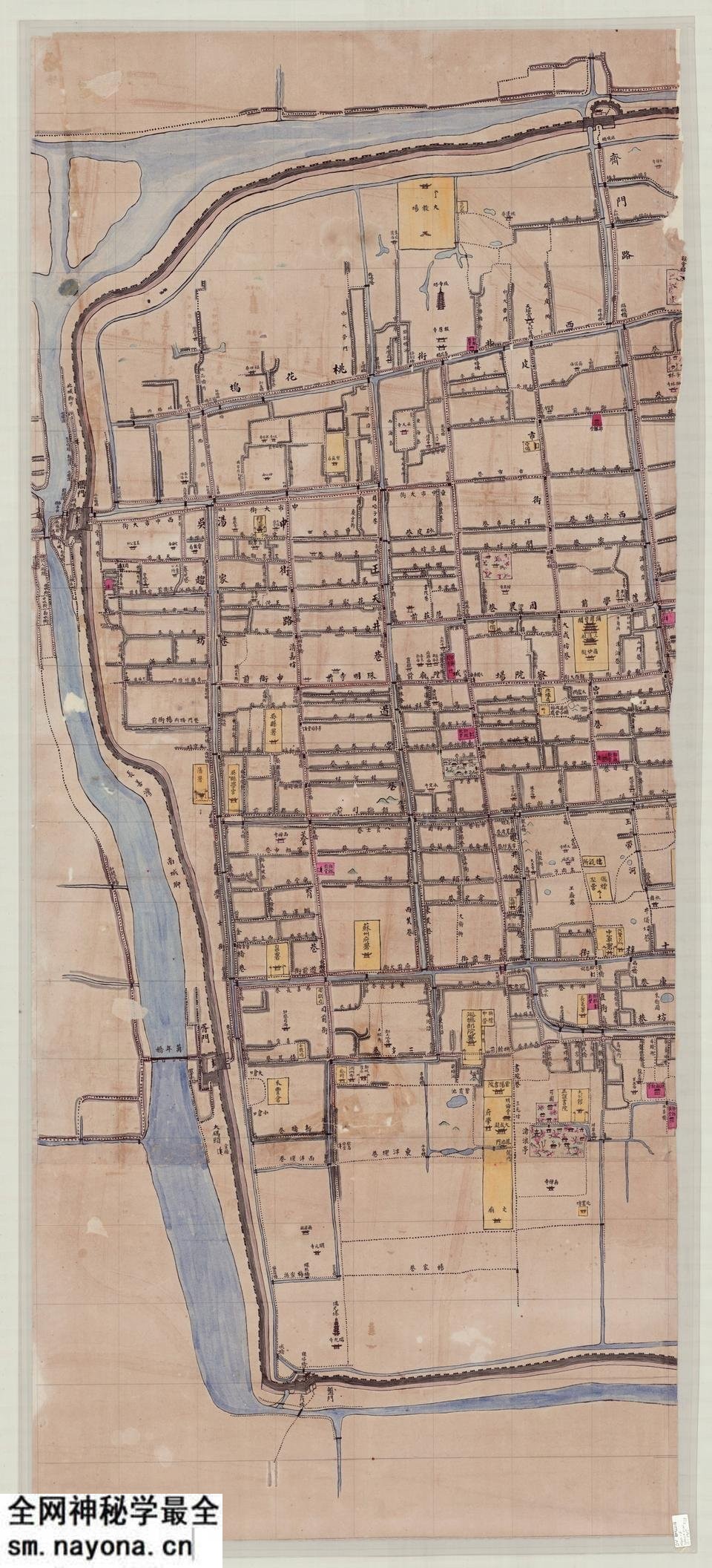 1900年代苏州城地图预览图1 1900年代苏州城地图预览图1
