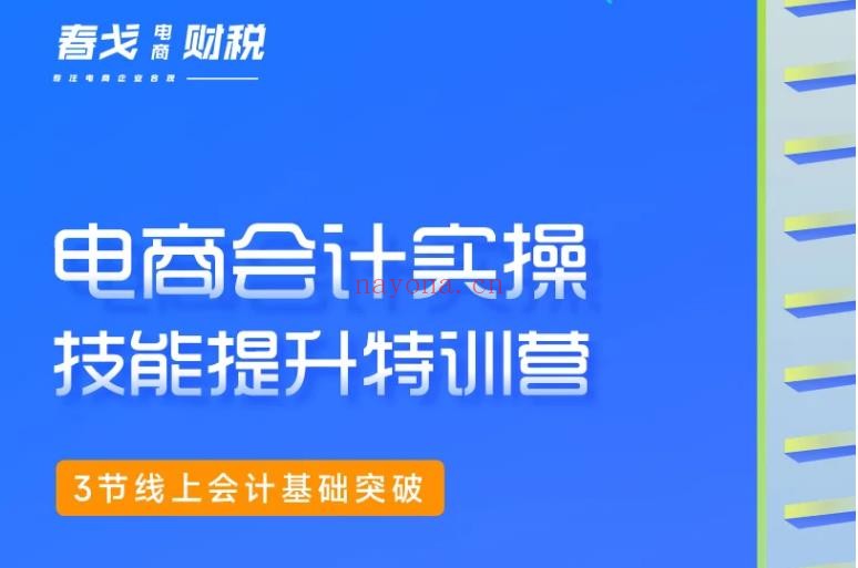 电商会计实操技能提升特训营-在线学习部分(适合基础财务非专业财务)春戈财税