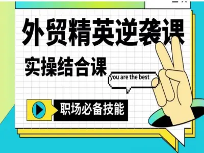 外贸新思维必修课(拓客+谈判+展会+TK+智能一站式外贸加油站)凤姐外贸