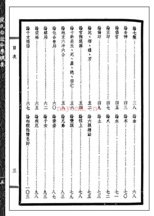 段方《段氏白话命学纲要》176页 五术类 第3张-古籍汇典 段方《段氏白话命学纲要》176页 五术类 第3张
