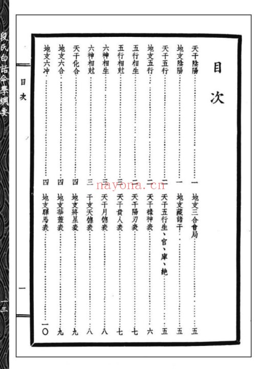段方《段氏白话命学纲要》176页 五术类 第1张-古籍汇典 段方《段氏白话命学纲要》176页 五术类 第1张