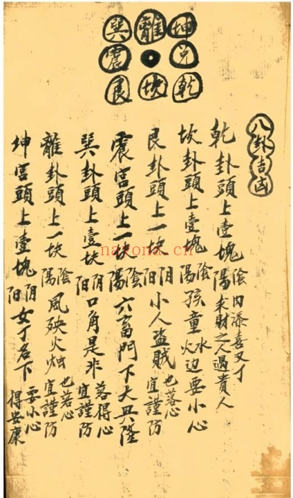 占卜古籍《八卦吉凶定占》30页 国学古籍 第2张