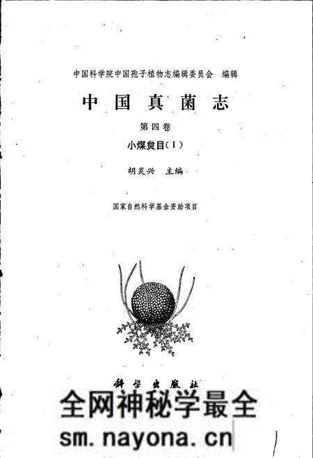 《中国真菌志 第四卷 小煤炱目Ⅰ》.pdf电子版_其他志预览图1 《中国真菌志 第四卷 小煤炱目Ⅰ》.pdf电子版_其他志预览图1