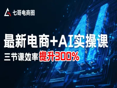最新电商AI实操课-七哥电商会京东电商教程2025打包下载