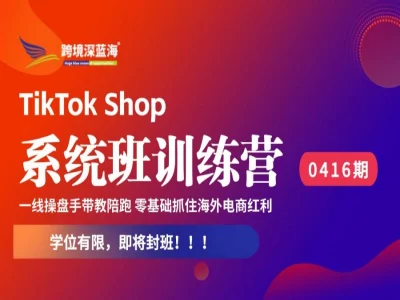TikTok Shop 系统班 04.16期-跨境深蓝海2025