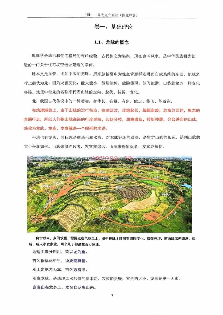 《寻龙点穴真诀》+《寻龙点穴应用》两册10