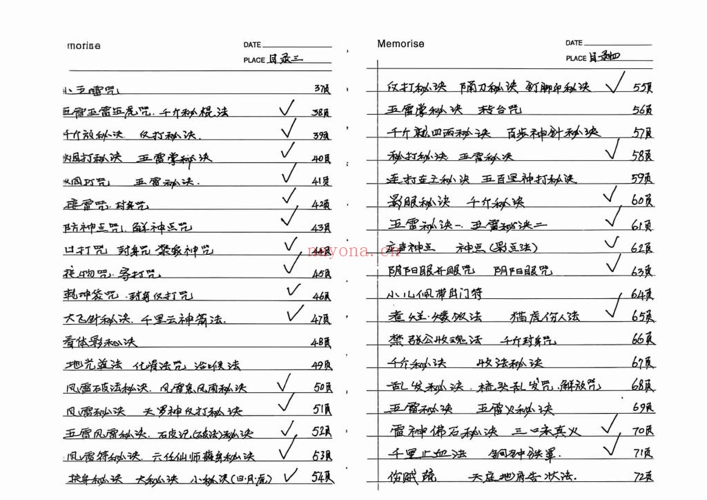 《华光法术·笔记手稿》8