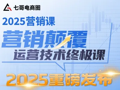 2025营销课-会员纯享-七哥京东电商会京东开店教程打