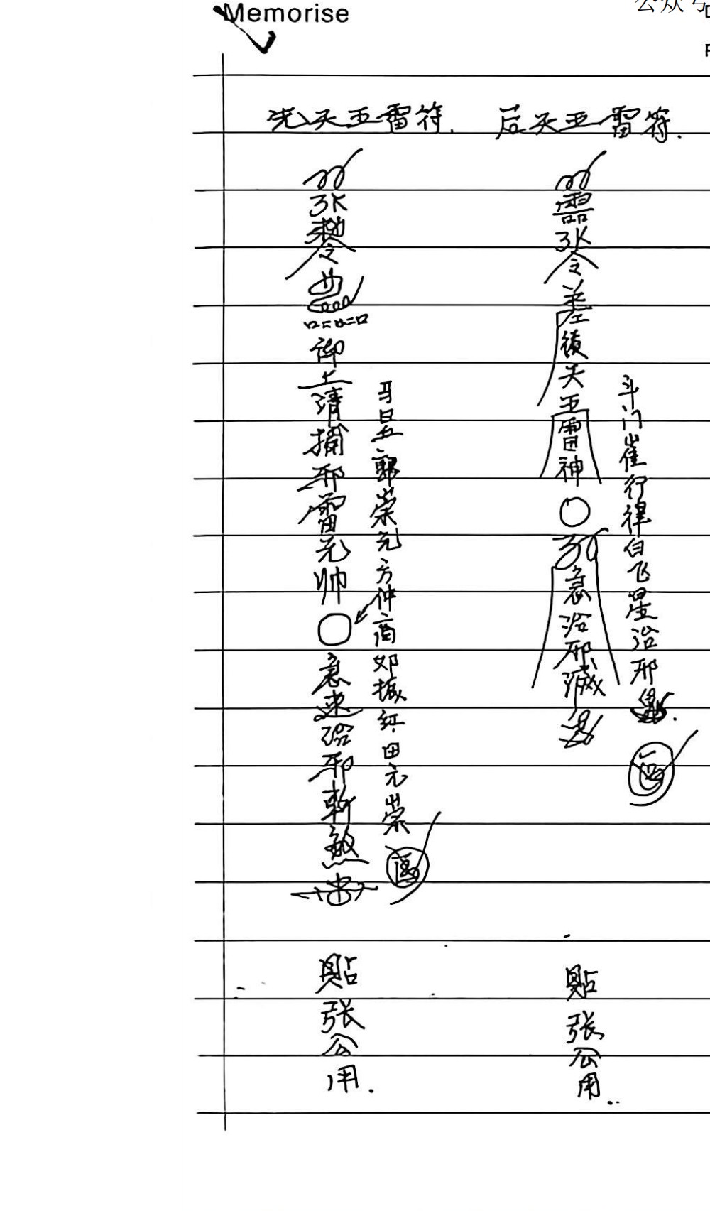 华光法笔记手稿62面电子版 :