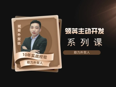 领英开发客户系统课-城哥外贸说跨境电商外贸教程打包下载