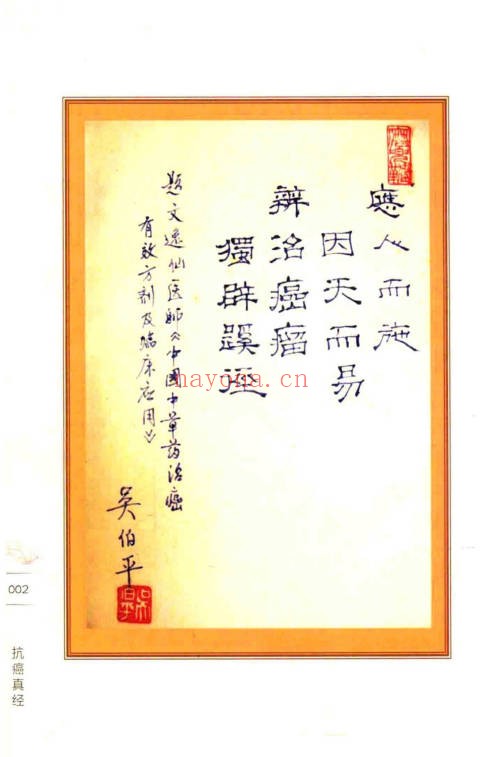 文正球抗癌真经六代中医世家传人的治癌秘方184页PDF