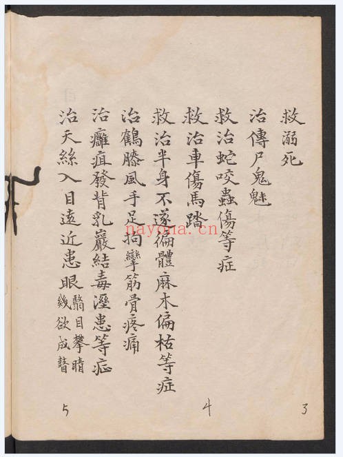 中医古籍华祖青囊76页PDF 中医秘本