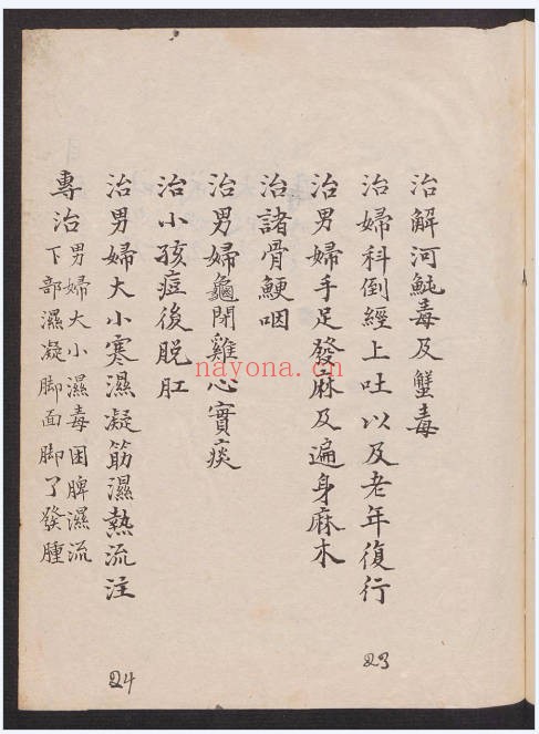 中医古籍华祖青囊76页PDF 中医秘本