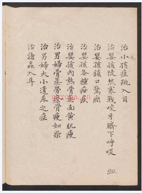 中医古籍华祖青囊76页PDF 中医秘本