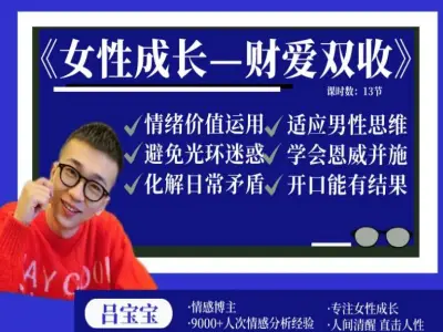 吕宝宝女性成长—财爱双收