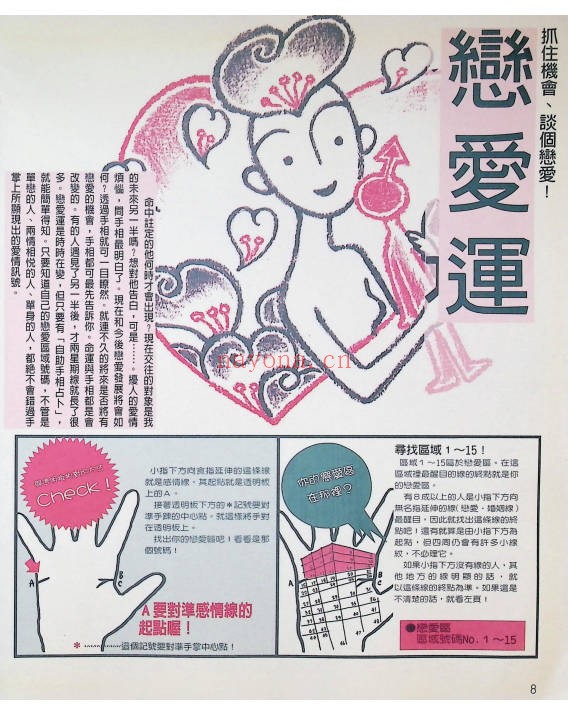 自助手相占卜92页PDF 手相教程
