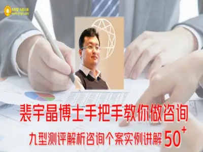 裴宇晶博士手把手教你做咨询——九型测评解析咨询50+个案实例讲解