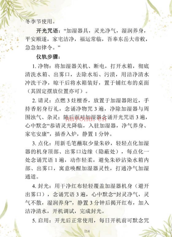 于城道道家正统开光秘法续篇226页PDF 开光秘法