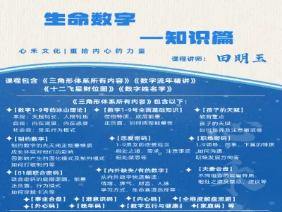 生命数字—知识篇