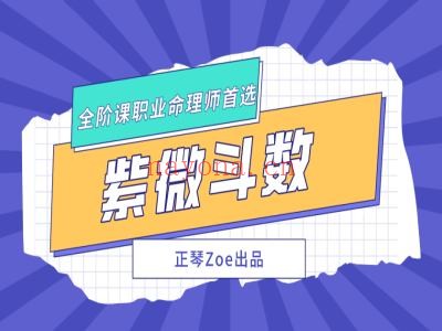 正琴Zoe紫微斗数全阶课程