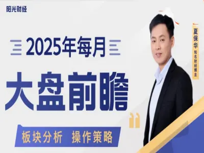 2025实战必听每月大盘前瞻;板块分析 操作策略
